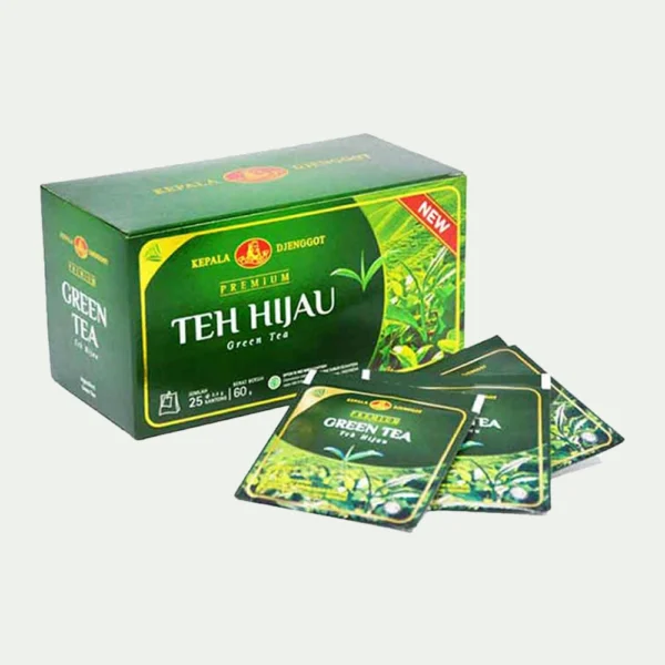 Teh Hijau Celup, Tea Bag, Isi 25 pcs, Green Tea Untuk Kombucha